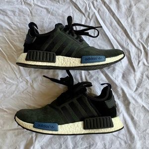 Adidas Women's NMD_R1 'Core Black' Suede, Boost Soles US W 7.5 Collector's Item!